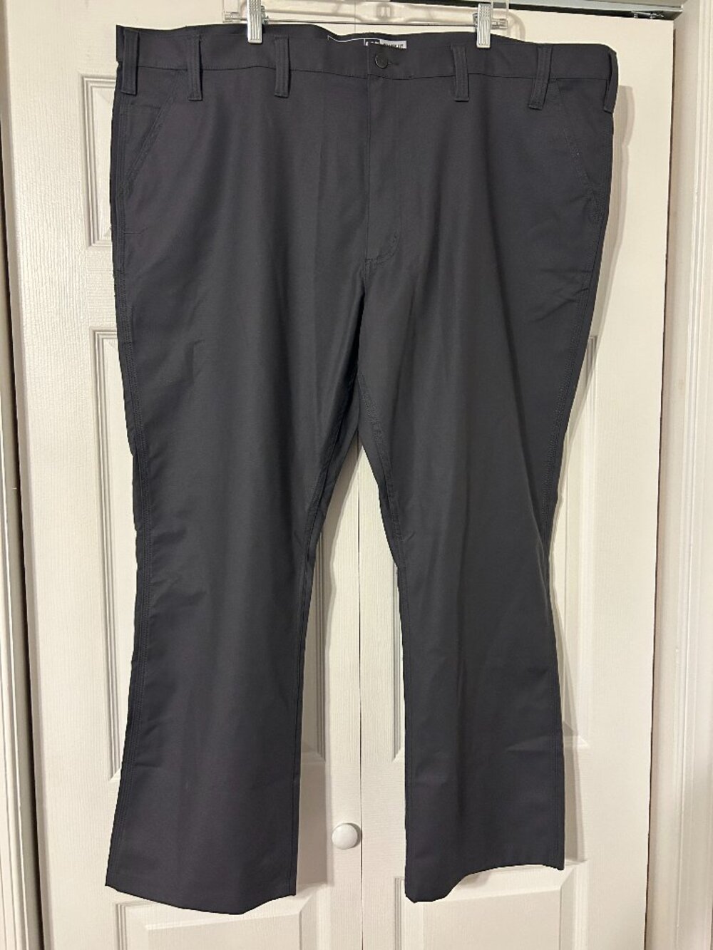 Mens CARHARTT Sz 48 x 30 Dark Gray Rugged Gear Relaxed Fit Work Pants